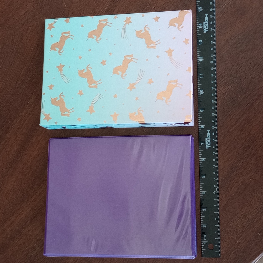 Lot of 2 mini 3-ring binders